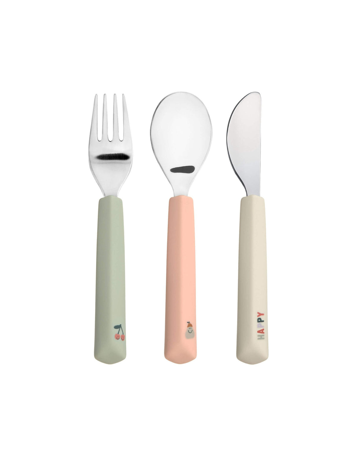 Lässig Bestekset Silicone Happy Fruits Cherry