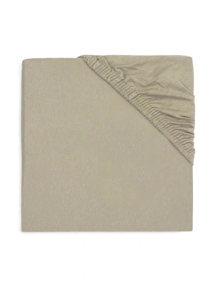 Jollein Hoeslaken Boxmatras Jersey 75x95cm Olive Green