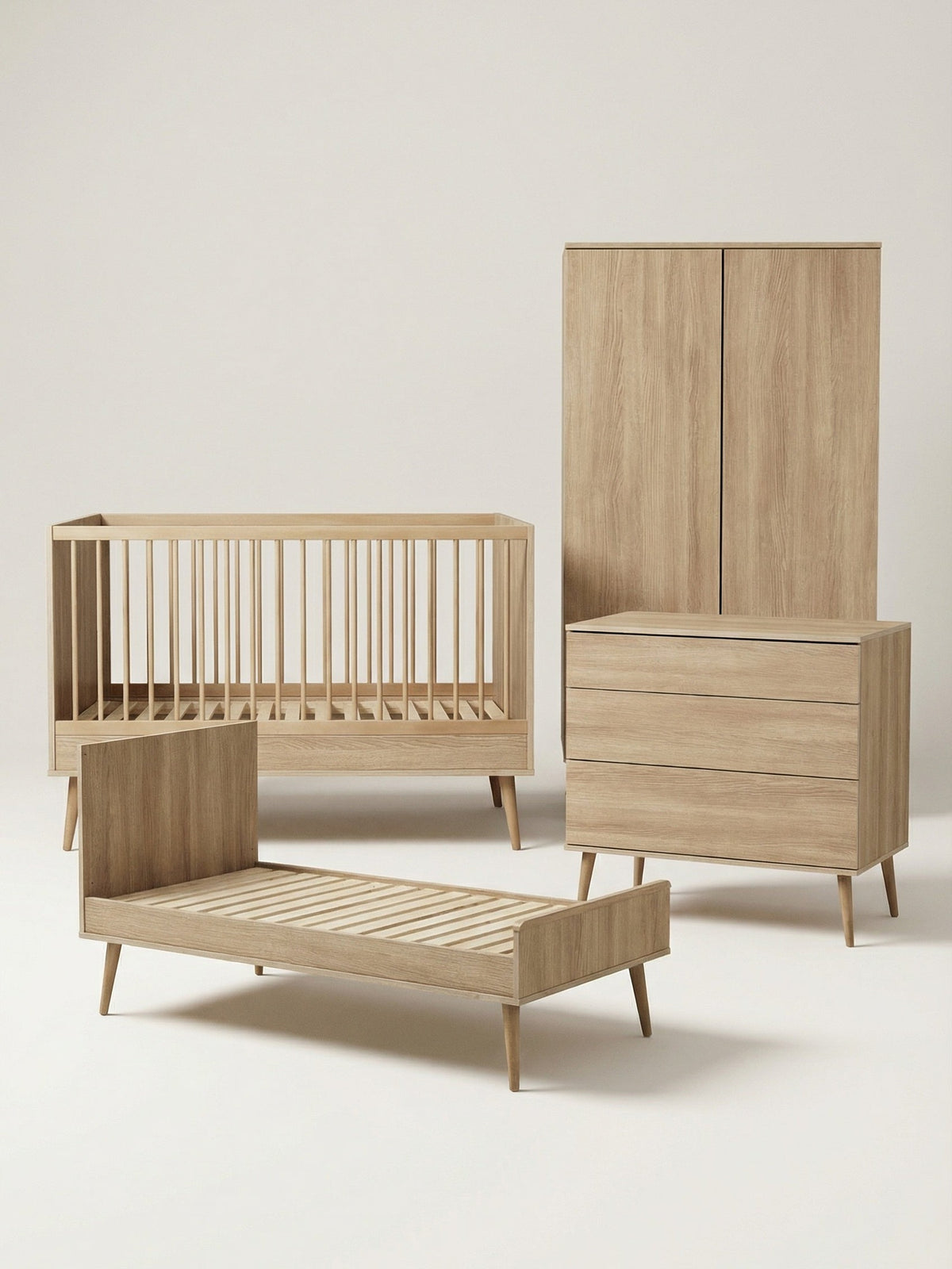 Quax Flow 3-Delige Meegroeikamer Honey Ash