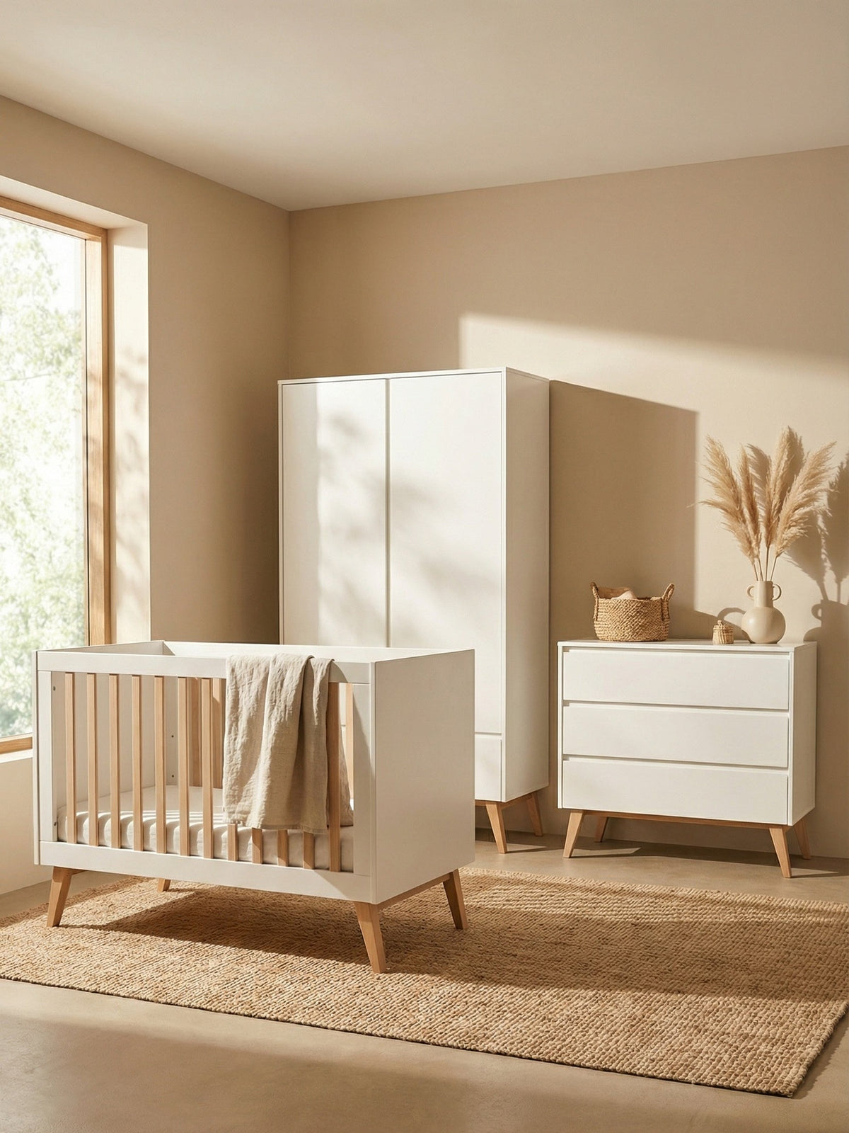 Pinio Swing 3-Delige Babykamer Wit